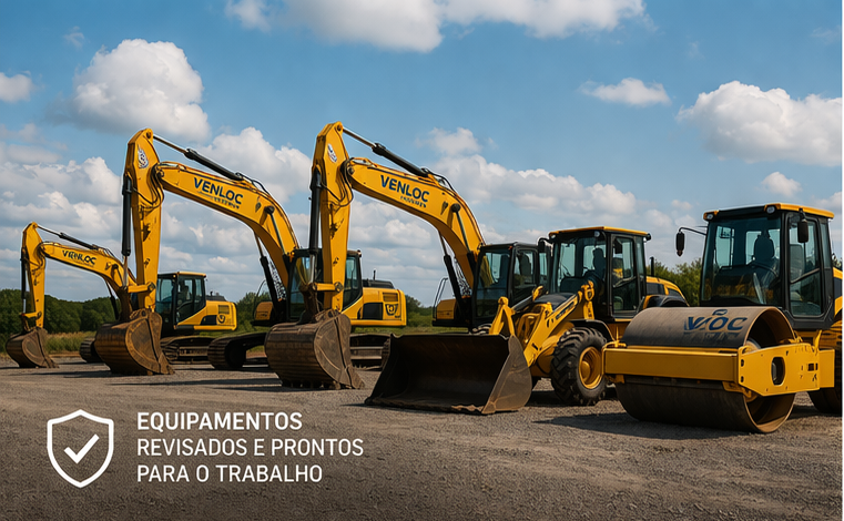 Equipamentos para construção civil e terraplenagem em Araxá MG